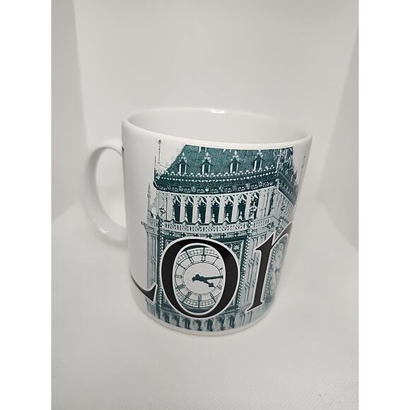 Starbucks Coffee Mug City Collector Series 2002 Green London England Large - Picture 1 of 6